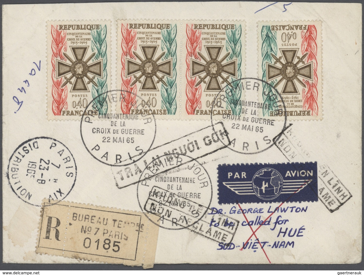 Frankreich: 1818-1970, Partie Mit Fast 400 Briefen Und Belegen Ab Vorphila, Dabei Verschiedene Stemp - Collections