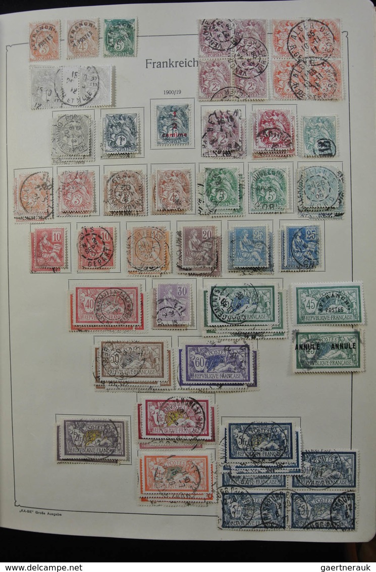 Frankreich: 1849-1959: Very Nice, Specialised, Almost Complete, Mint Hinged And Used Collection Fran - Sammlungen