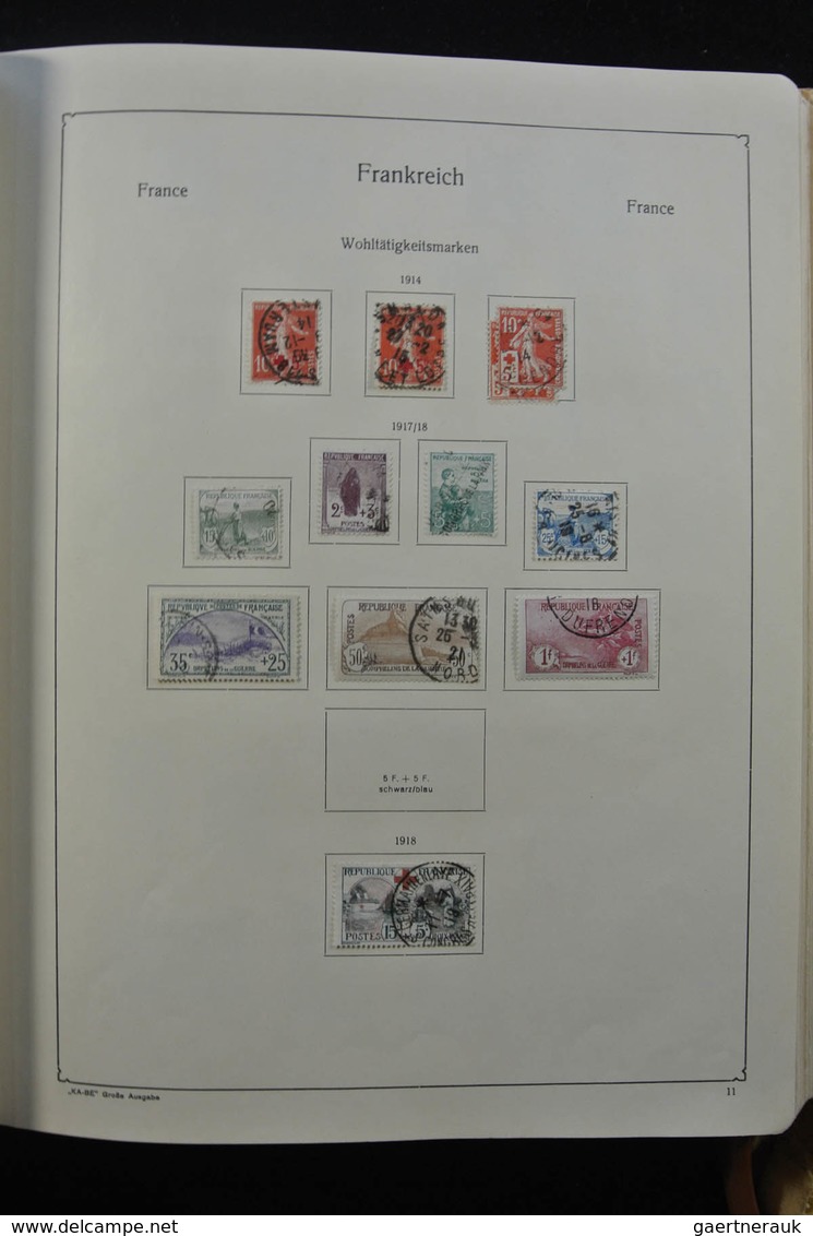 Frankreich: 1849-1959: Very nice, specialised, almost complete, mint hinged and used collection Fran