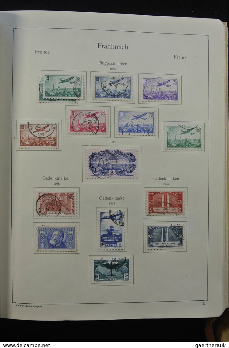 Frankreich: 1849-1959: Very nice, specialised, almost complete, mint hinged and used collection Fran