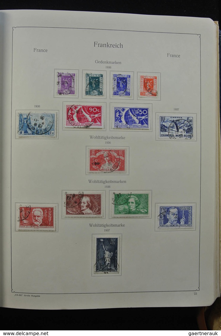 Frankreich: 1849-1959: Very nice, specialised, almost complete, mint hinged and used collection Fran