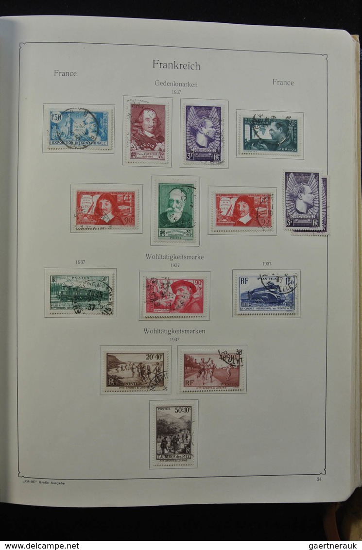 Frankreich: 1849-1959: Very nice, specialised, almost complete, mint hinged and used collection Fran