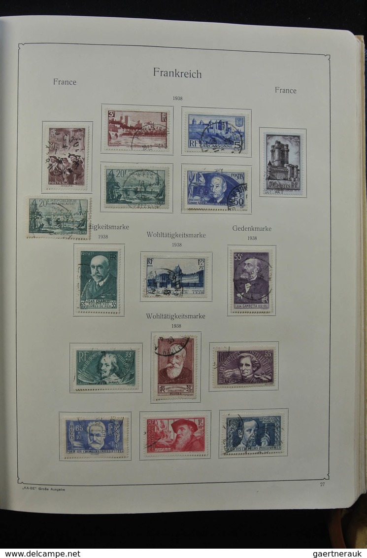 Frankreich: 1849-1959: Very nice, specialised, almost complete, mint hinged and used collection Fran