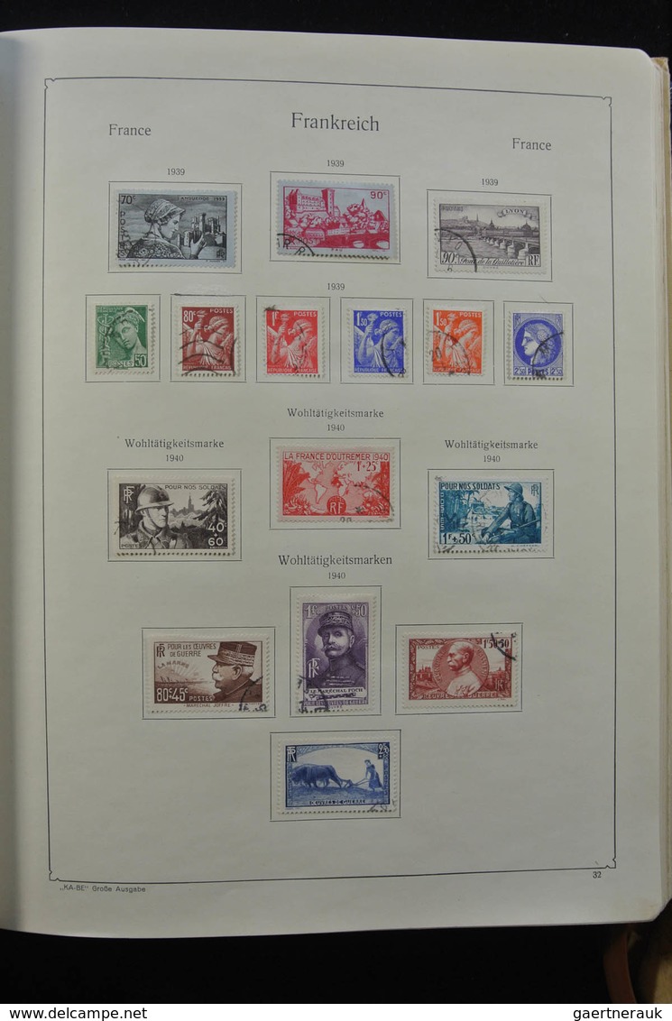 Frankreich: 1849-1959: Very nice, specialised, almost complete, mint hinged and used collection Fran