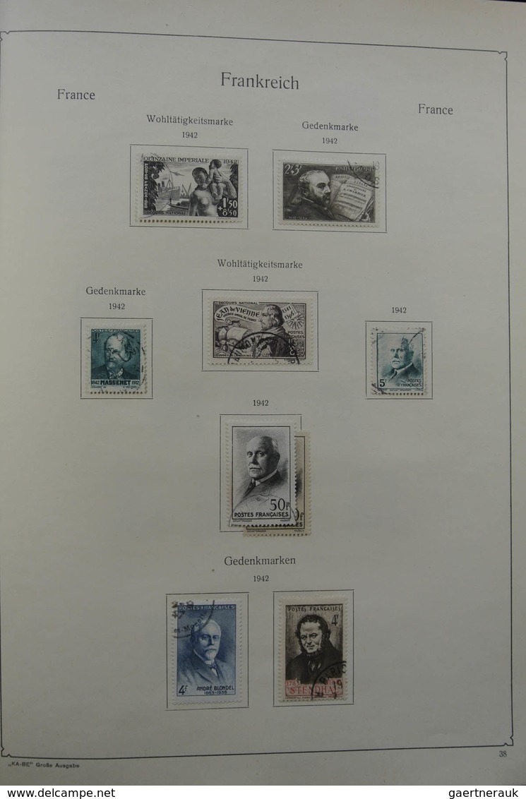 Frankreich: 1849-1959: Very nice, specialised, almost complete, mint hinged and used collection Fran