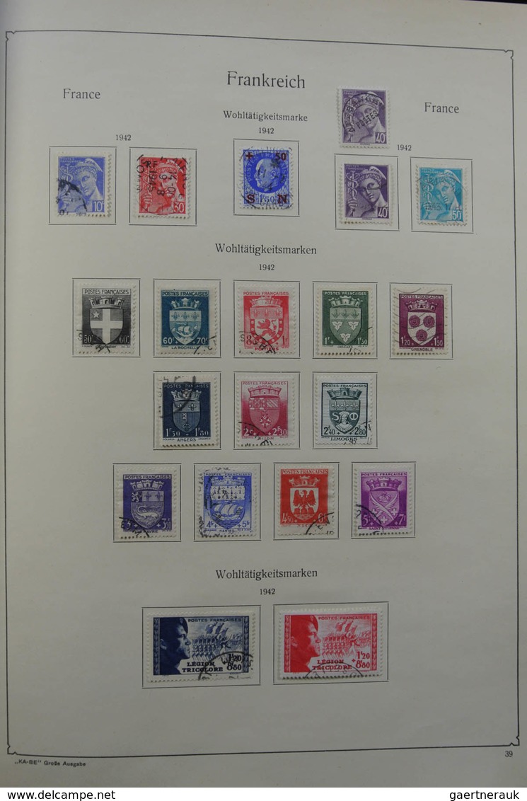 Frankreich: 1849-1959: Very nice, specialised, almost complete, mint hinged and used collection Fran