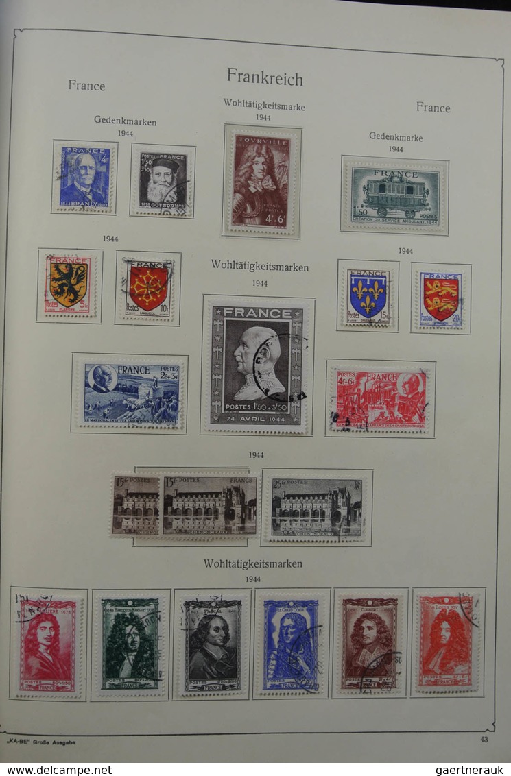 Frankreich: 1849-1959: Very nice, specialised, almost complete, mint hinged and used collection Fran