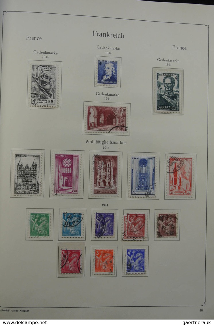 Frankreich: 1849-1959: Very nice, specialised, almost complete, mint hinged and used collection Fran