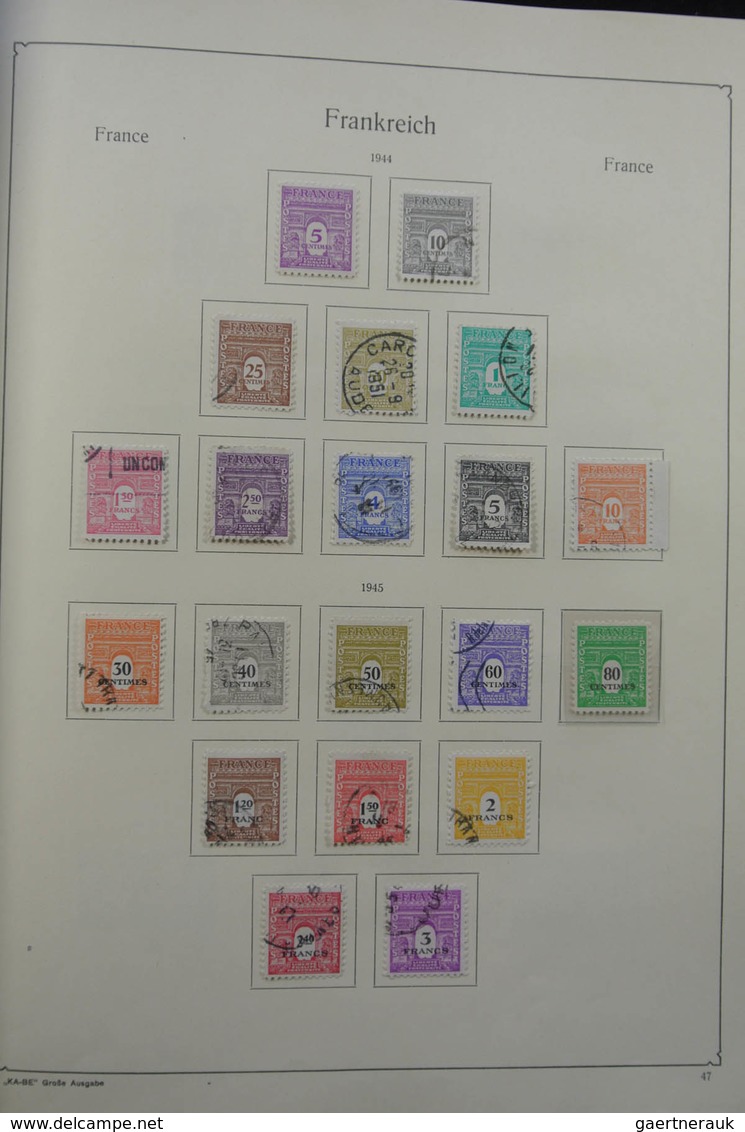 Frankreich: 1849-1959: Very nice, specialised, almost complete, mint hinged and used collection Fran