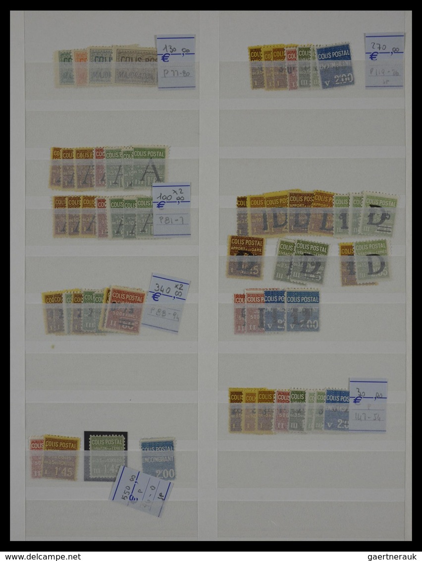 Frankreich: 1849-1960: Fantastis, mostly MNH and mint hinged dealer stock France 1849-1960 in fat st