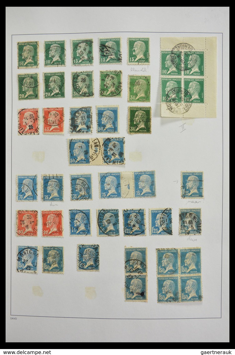 Frankreich: 1849-1997: Exciting nearly complete used collection, sometimes very specialised with man