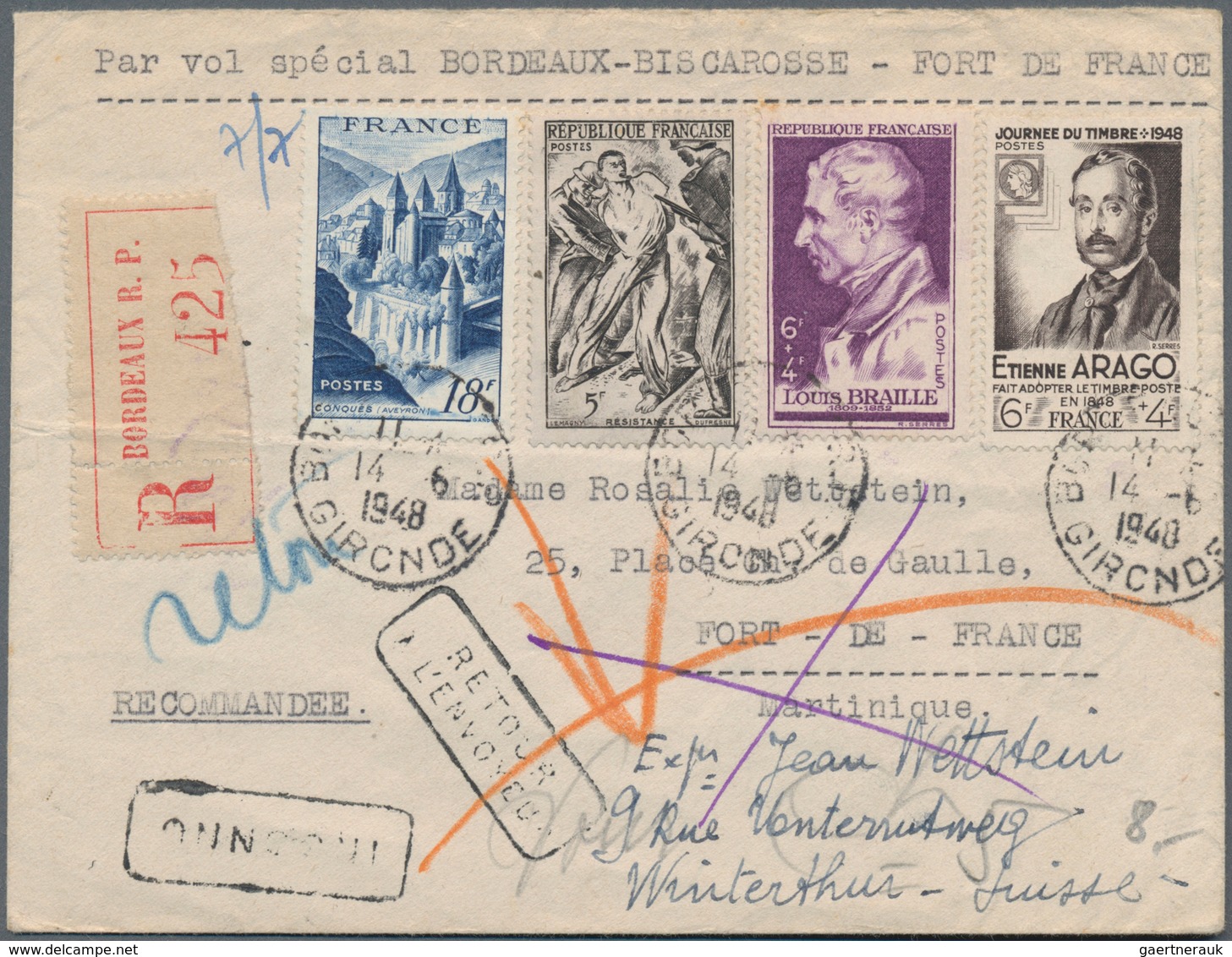 Frankreich: 1860/1960 (ca.), Lot Of Apprx. 390 Covers/cards, Incl. Stationeries, Ppc, Attractive Fra - Sammlungen