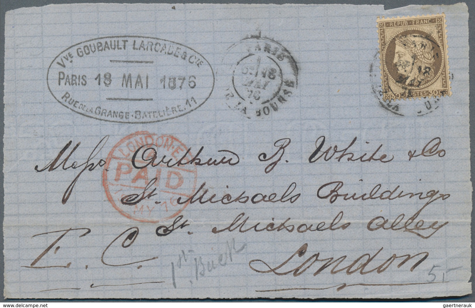Frankreich: 1860/1960 (ca.), lot of apprx. 390 covers/cards, incl. stationeries, ppc, attractive fra