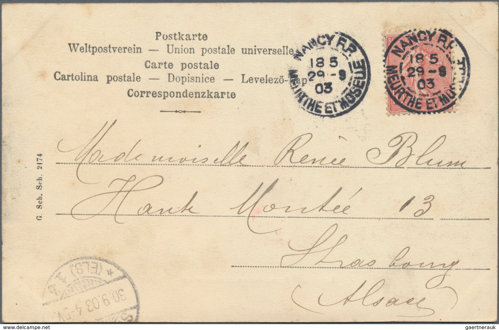 Frankreich: 1898/1900 (ca.), über 100 Gelaufene Frankreich Postkarten Mit Einigen "Souvenir De...", - Collections