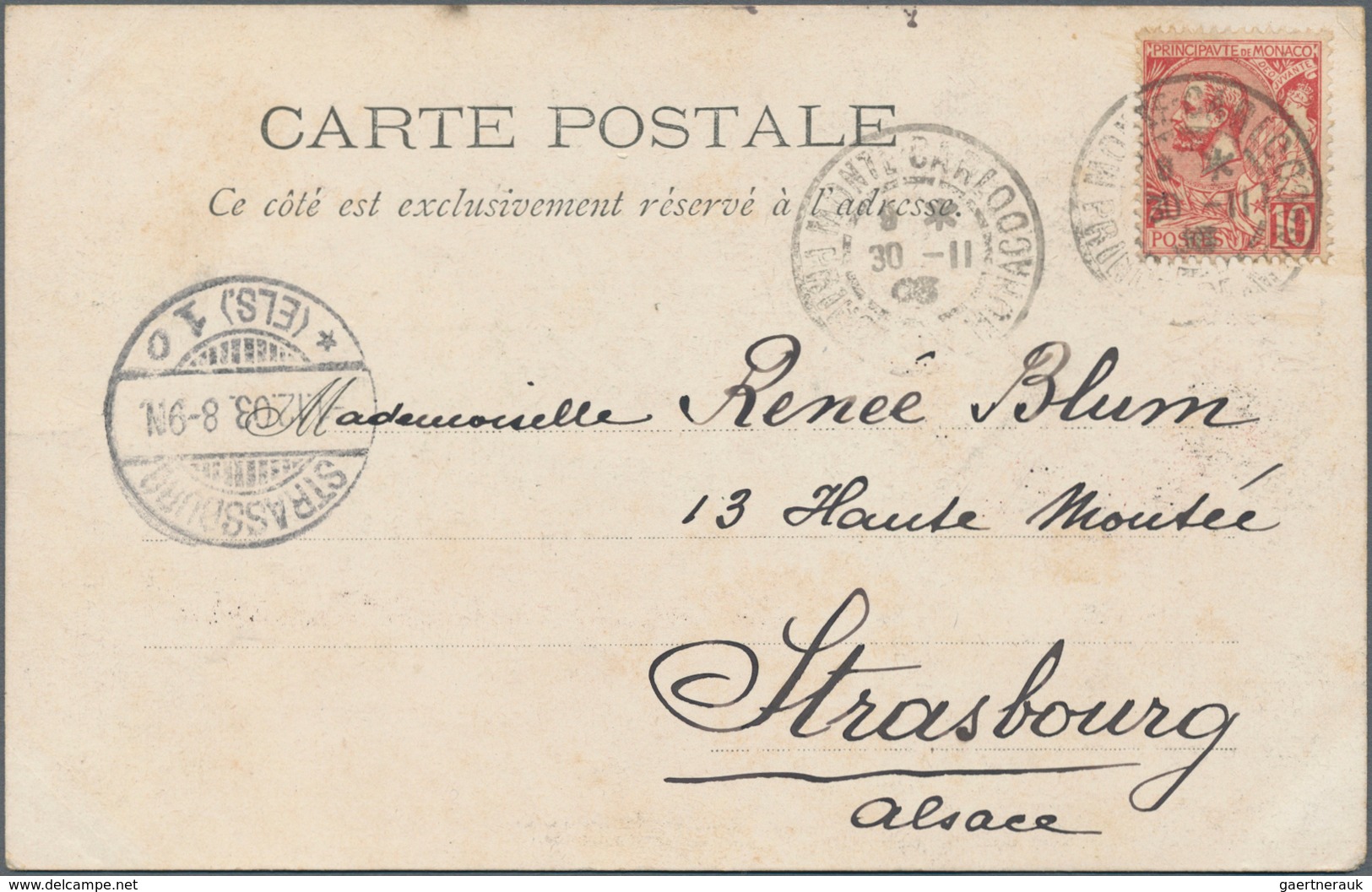 Frankreich: 1898/1900 (ca.), über 100 gelaufene Frankreich Postkarten mit einigen "Souvenir de...",