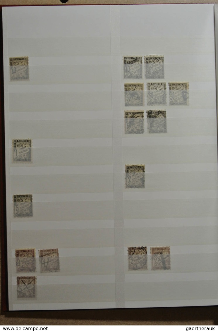 Frankreich - Portomarken: Very Nice, Mint Hinged And Used Lot  Postage Due And Telegraph Stamps Of F - 1859-1959 Briefe & Dokumente