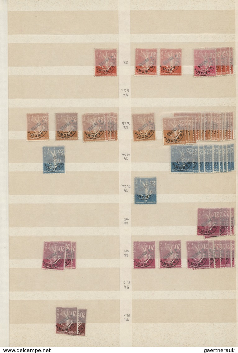 Frankreich - Vorausentwertungen: 1900/1983, PRECANCELLATIONS (préoblitérés), Accumulation Of Apprx. - Sonstige & Ohne Zuordnung