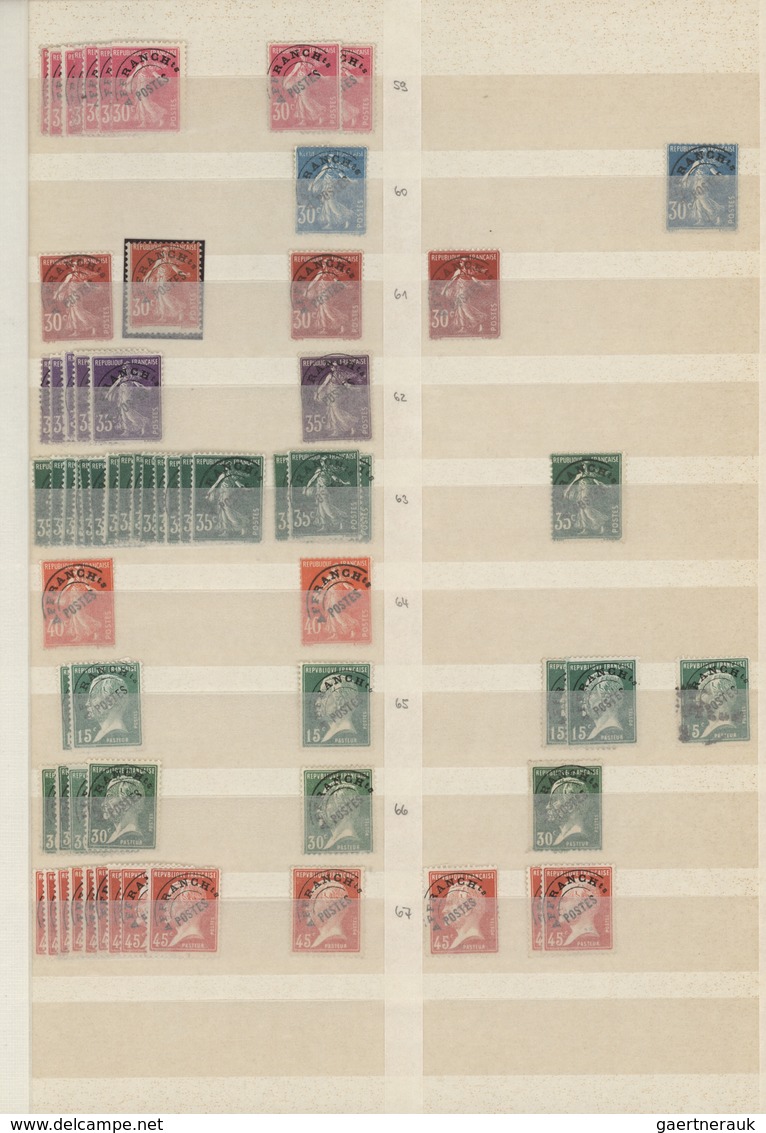 Frankreich - Vorausentwertungen: 1900/1983, PRECANCELLATIONS (préoblitérés), Accumulation Of Apprx. - Sonstige & Ohne Zuordnung