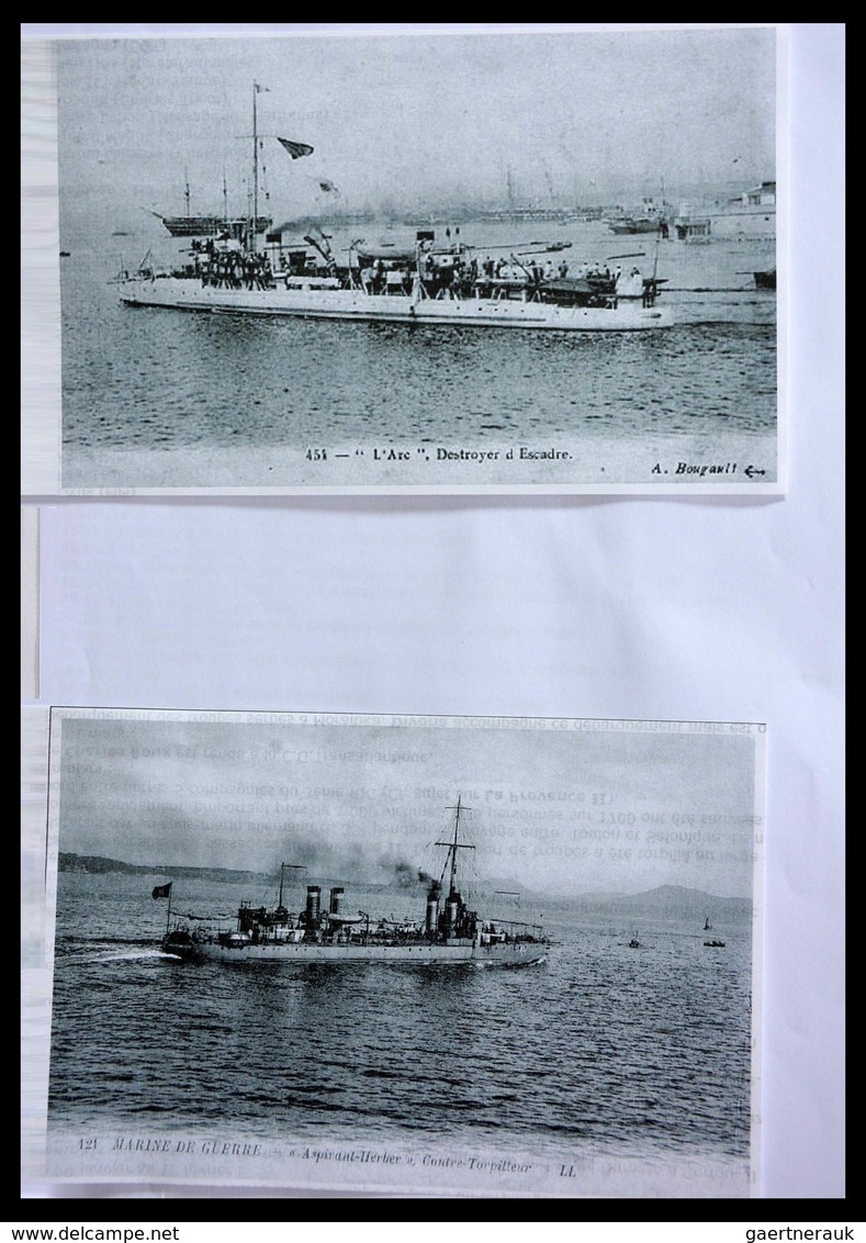 Frankreich - Schiffspost: Beautiful collection of over 220 covers and cards of the French marine fro