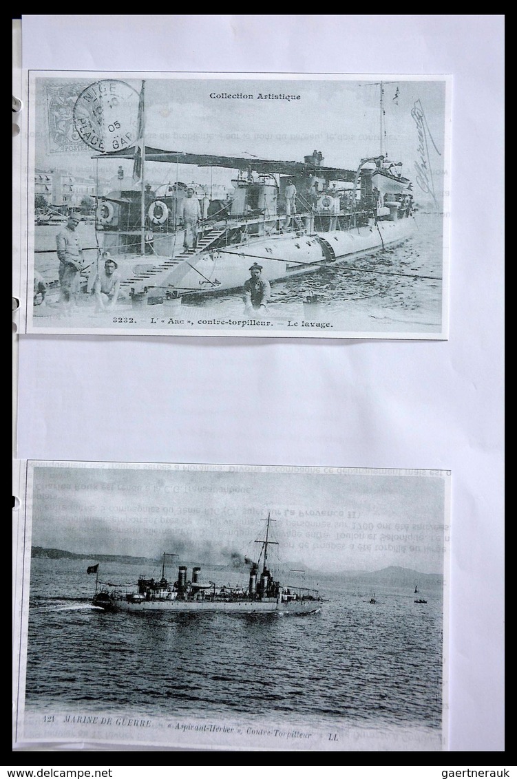 Frankreich - Schiffspost: Beautiful collection of over 220 covers and cards of the French marine fro