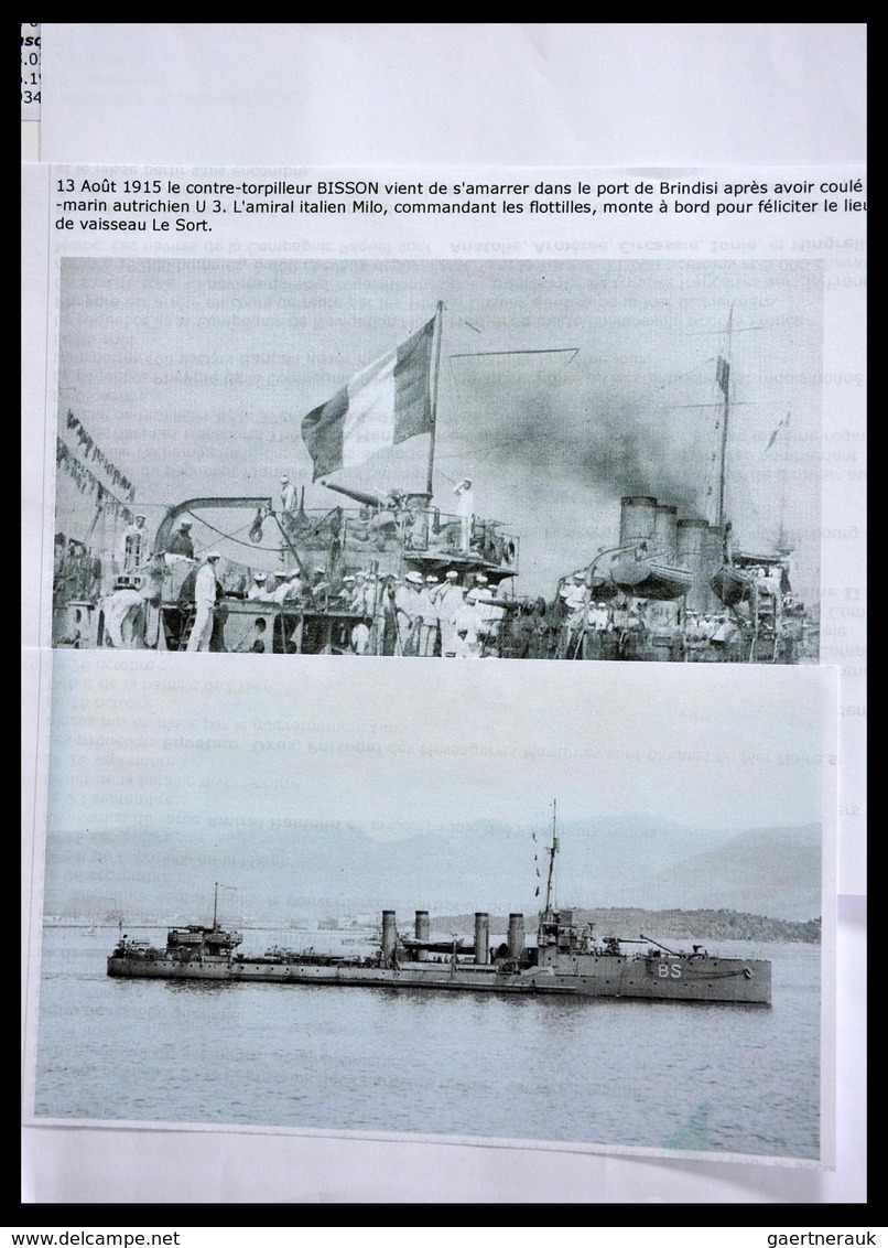 Frankreich - Schiffspost: Beautiful collection of over 220 covers and cards of the French marine fro