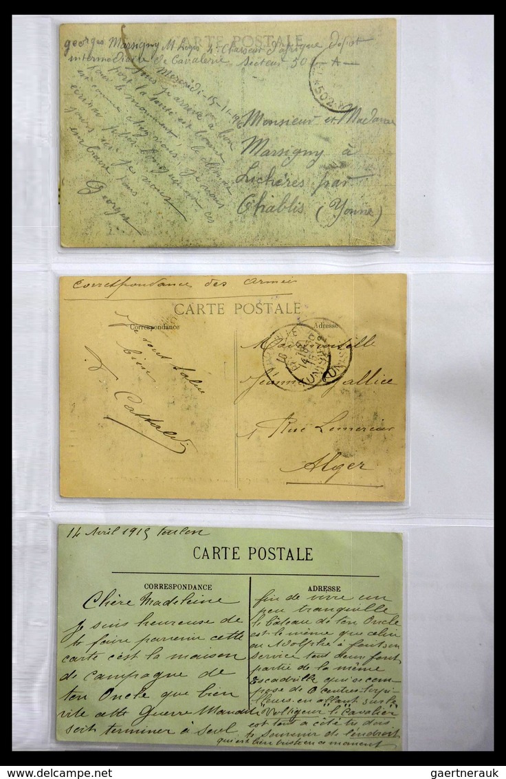 Frankreich - Schiffspost: Beautiful collection of over 220 covers and cards of the French marine fro