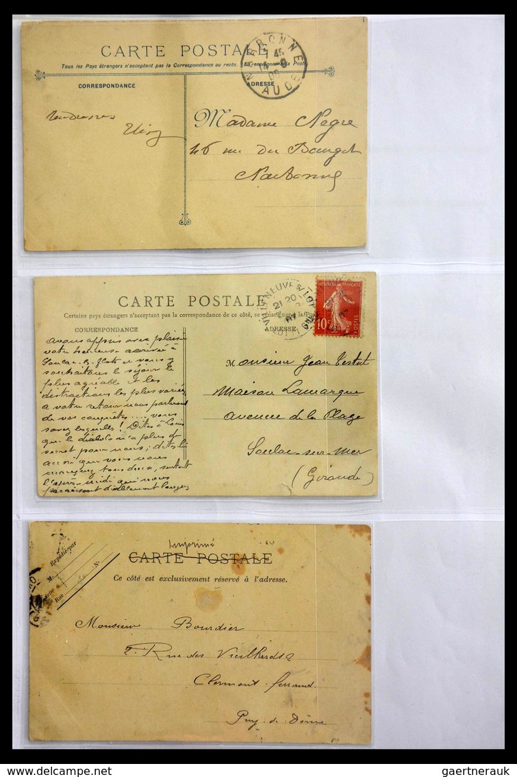 Frankreich - Schiffspost: Beautiful collection of over 220 covers and cards of the French marine fro