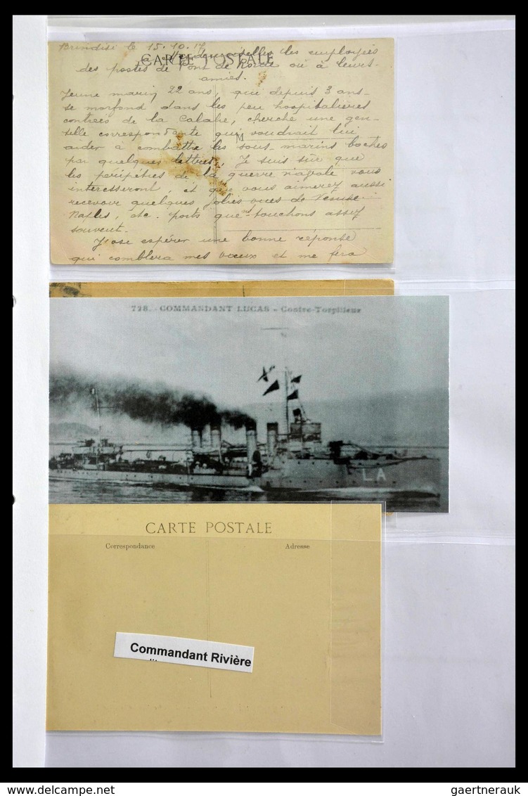 Frankreich - Schiffspost: Beautiful collection of over 220 covers and cards of the French marine fro