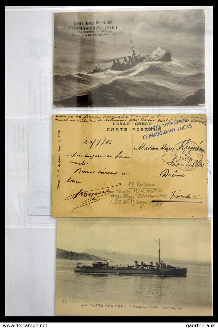 Frankreich - Schiffspost: Beautiful collection of over 220 covers and cards of the French marine fro