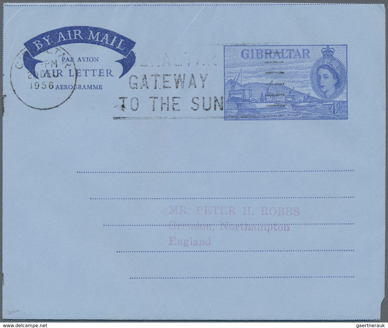 Gibraltar - Ganzsachen: 1954/98 AEROGRAMMES Accumulation Of Ca. 421 Unused/used/CTO Airletter With D - Gibraltar