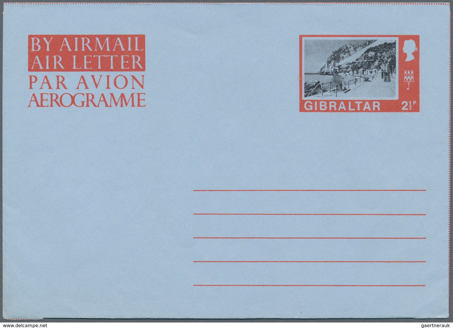 Gibraltar - Ganzsachen: 1954/98 AEROGRAMMES Accumulation Of Ca. 421 Unused/used/CTO Airletter With D - Gibraltar