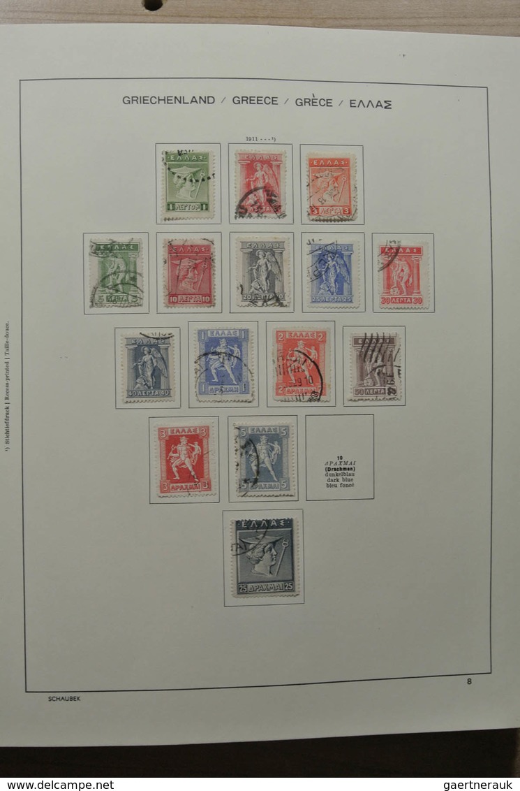 Griechenland: 1861-1990: Nicely Filled, MNH, Mint Hinged And Used Collection Greece 1861-1990 Includ - Ungebraucht