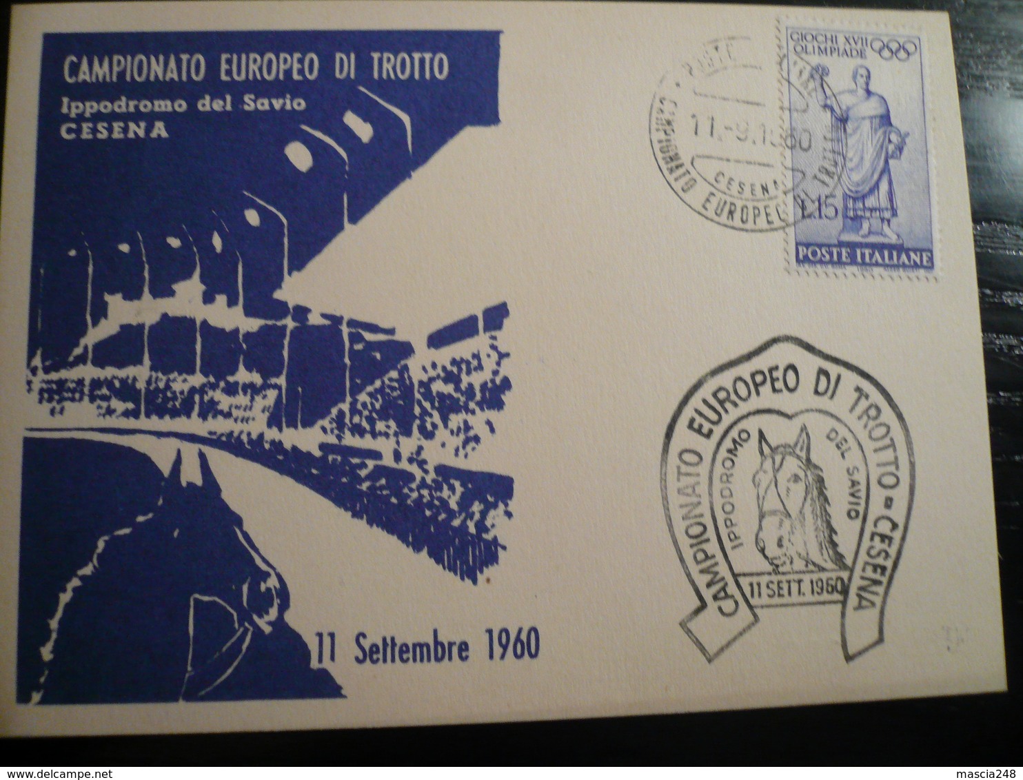 Cesena 1960 Campionato Europeo Trotto Numerata - Ippica