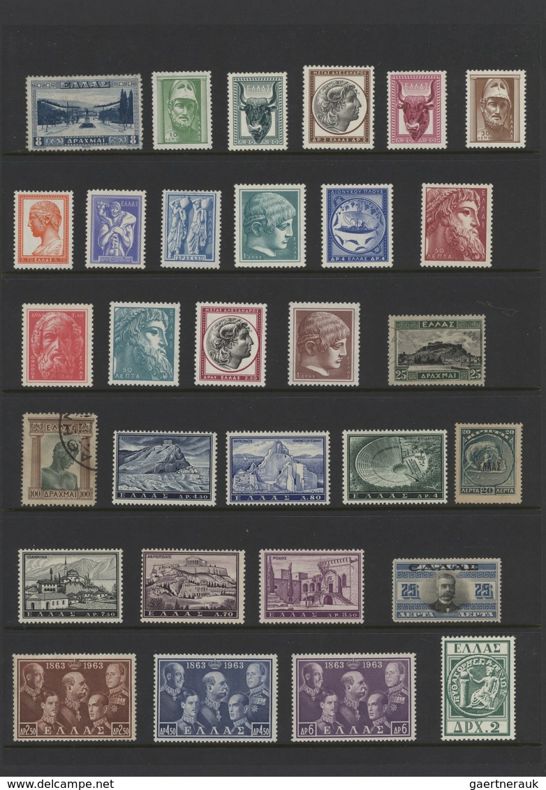 Griechenland: 1900/1980 (ca.), Mainly Mint Collection/assortment On Stockpages With Several Better S - Ungebraucht