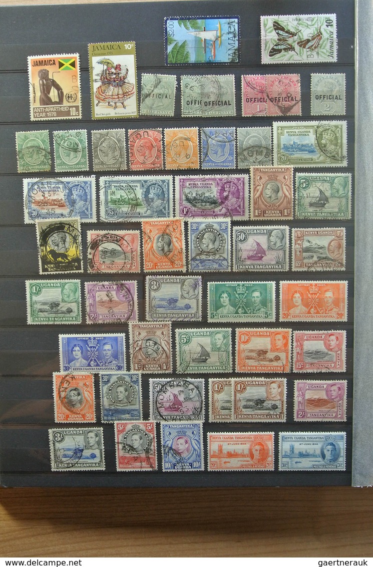 Grossbritannien und Kolonien: Extensive MNH, mint hinged but mostly used lot Great Britain and colon