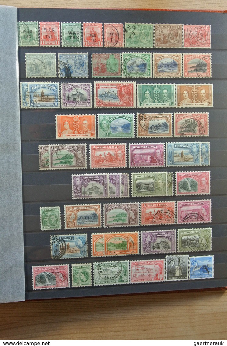 Grossbritannien und Kolonien: Extensive MNH, mint hinged but mostly used lot Great Britain and colon