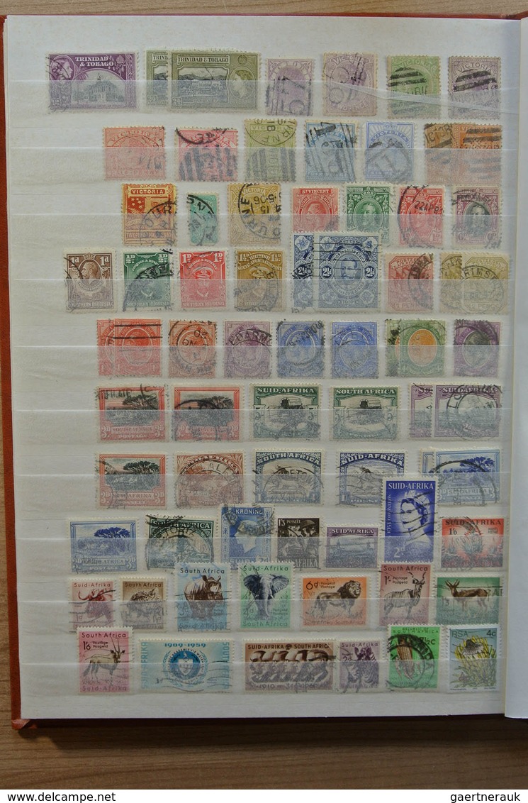 Grossbritannien und Kolonien: Extensive MNH, mint hinged but mostly used lot Great Britain and colon