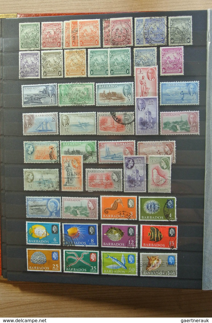 Grossbritannien und Kolonien: Extensive MNH, mint hinged but mostly used lot Great Britain and colon