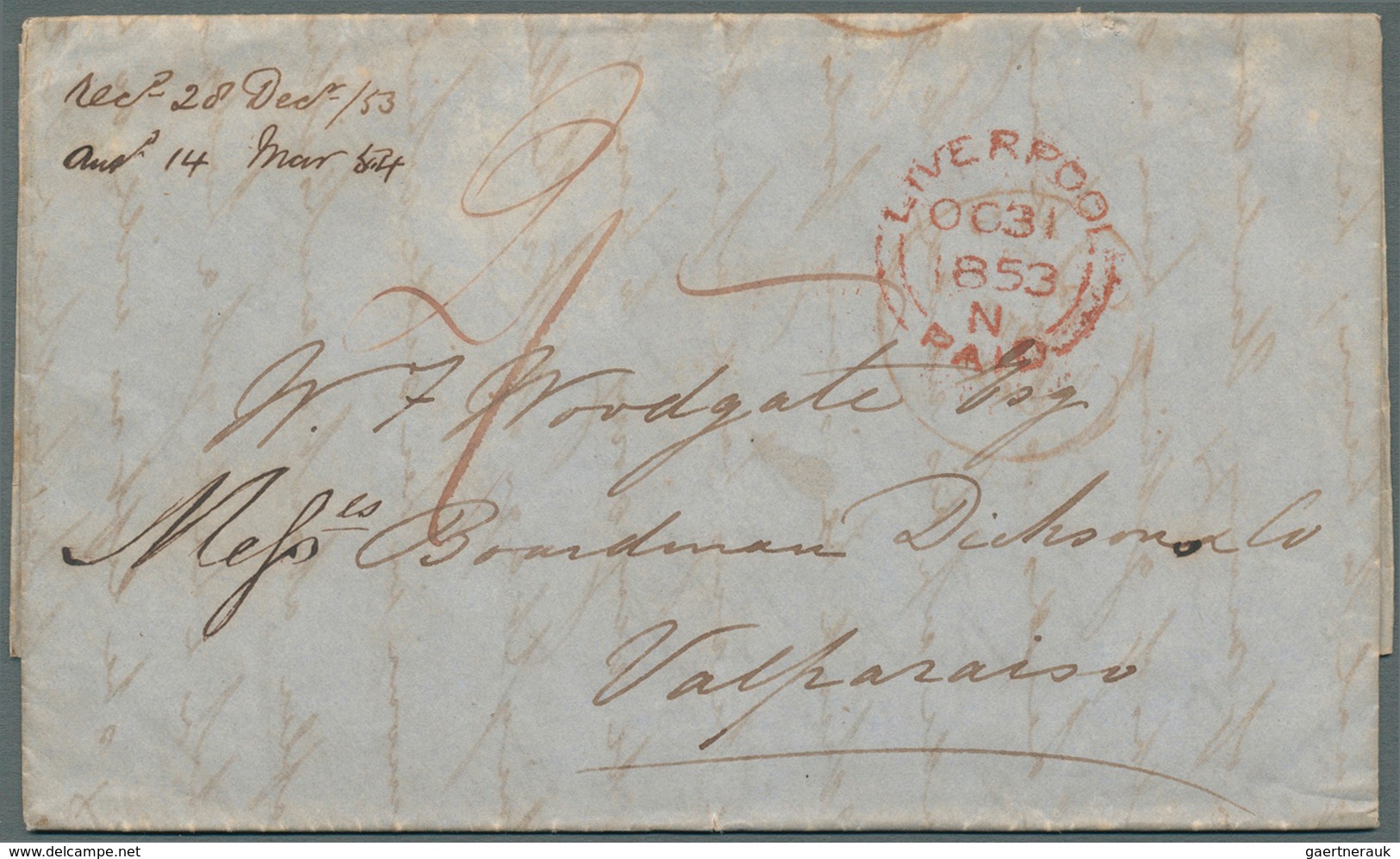 Großbritannien - Vorphilatelie: 1769/1850, nice lot of 207 covers with grat variety of cancellations