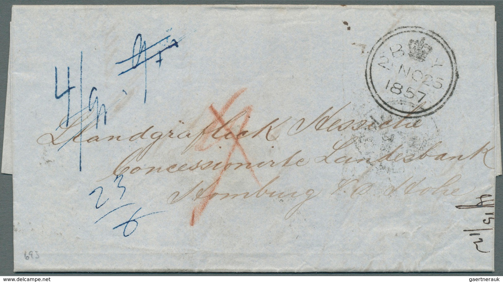 Großbritannien - Vorphilatelie: 1769/1850, nice lot of 207 covers with grat variety of cancellations