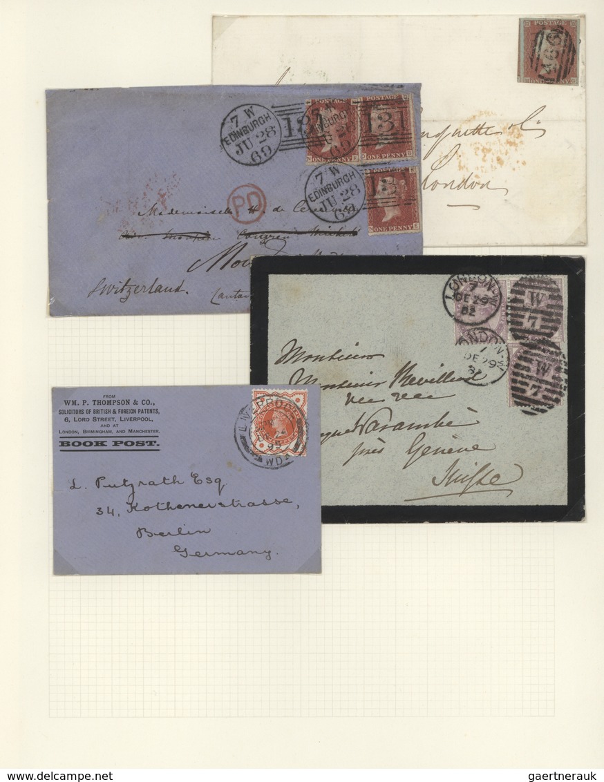 Großbritannien: 1797/1980 (ca.), Collection Of More Than 180 Covers/cards In Two Borek Binders, Comp - Sonstige & Ohne Zuordnung