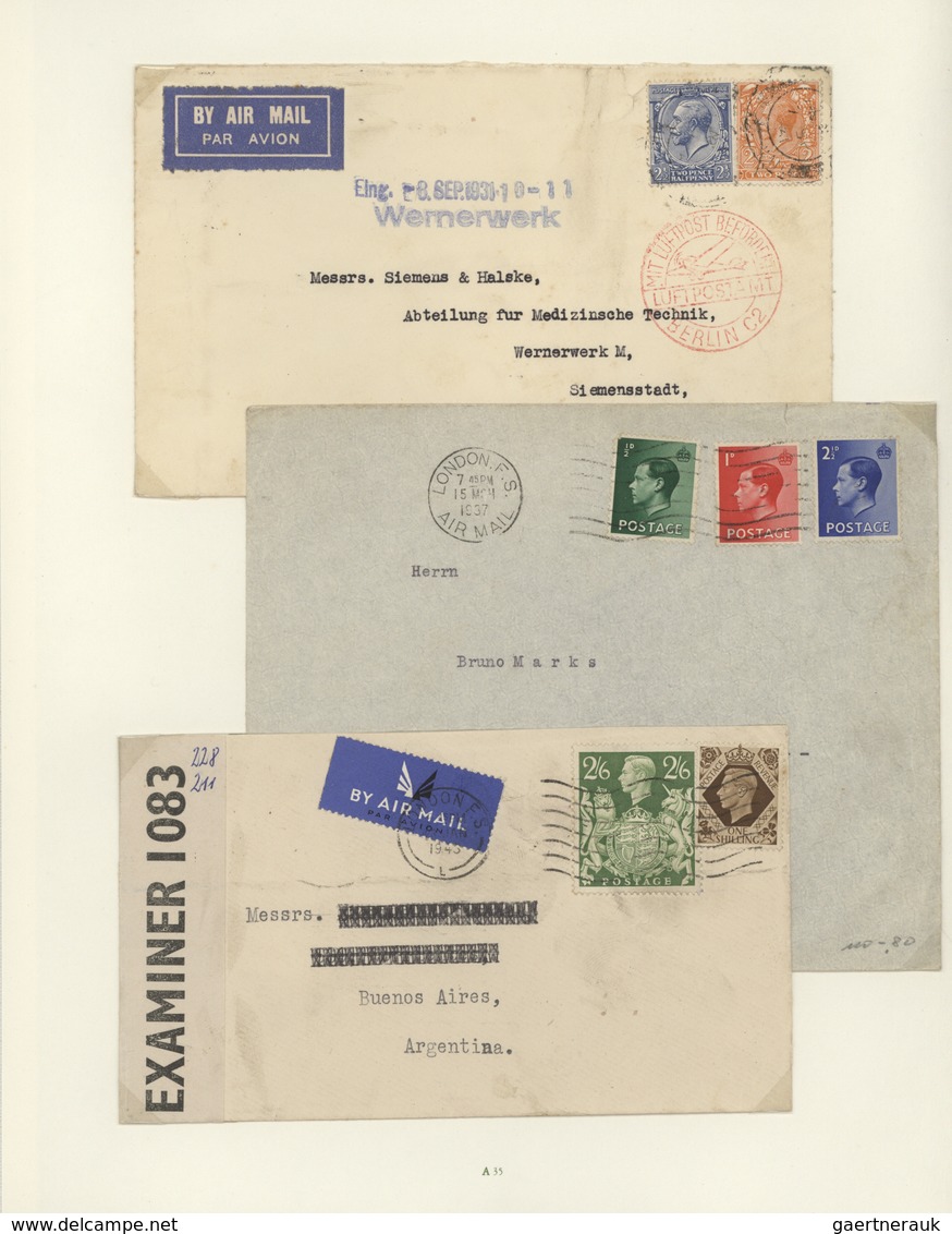 Großbritannien: 1797/1980 (ca.), Collection Of More Than 180 Covers/cards In Two Borek Binders, Comp - Sonstige & Ohne Zuordnung