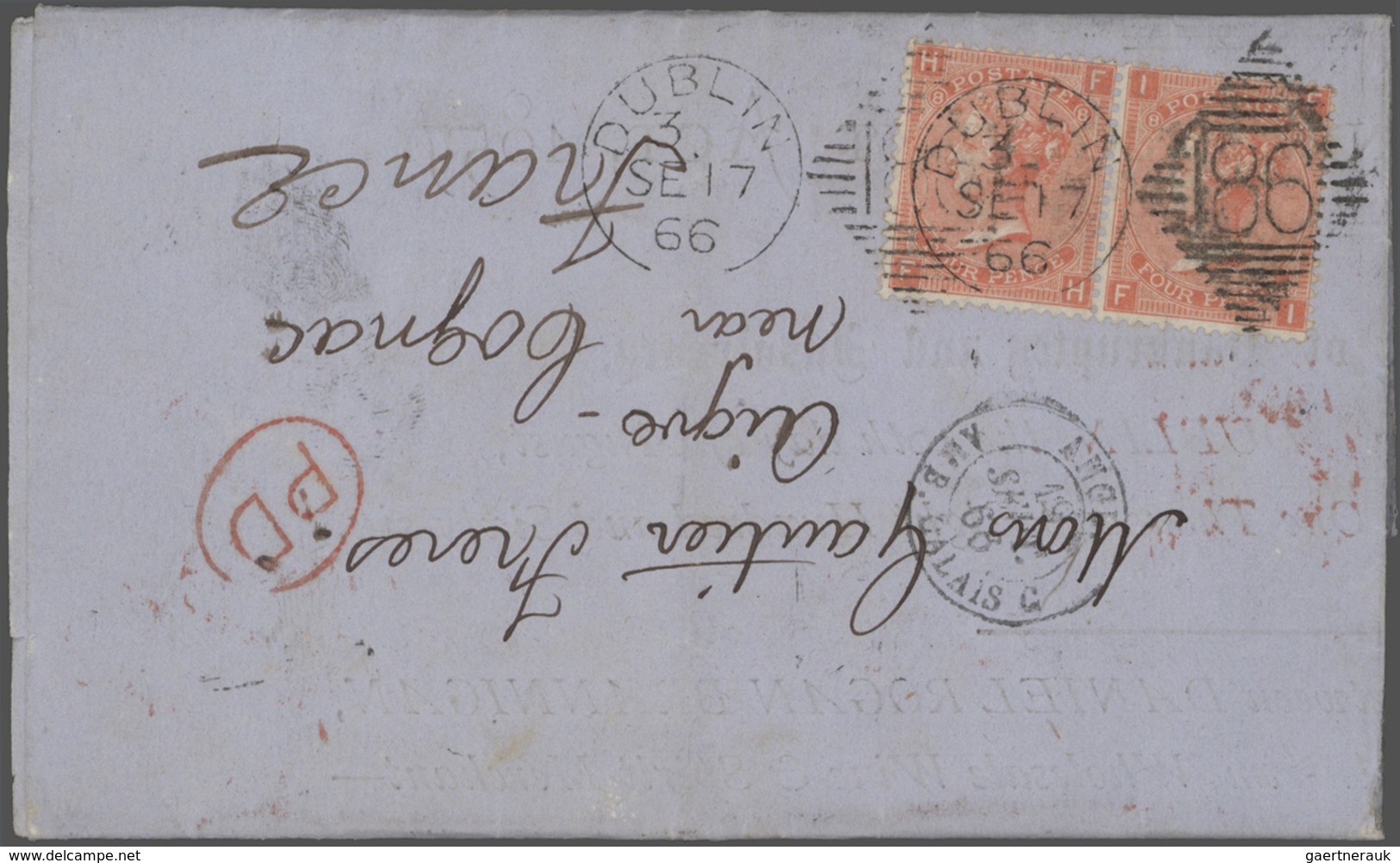 Großbritannien: 1836/1946: 77 Better Covers And Postal Stationeries Including Pre-philatelic, Used A - Sonstige & Ohne Zuordnung