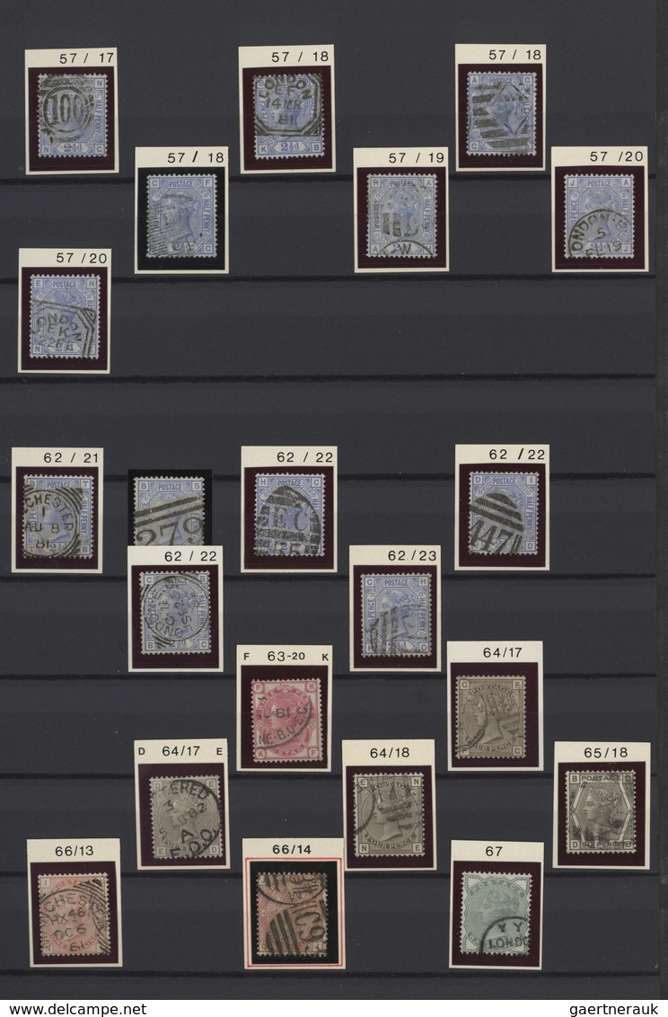 Großbritannien: 1840/1981, mainly used collection with strength in the classic and semiclassic issue