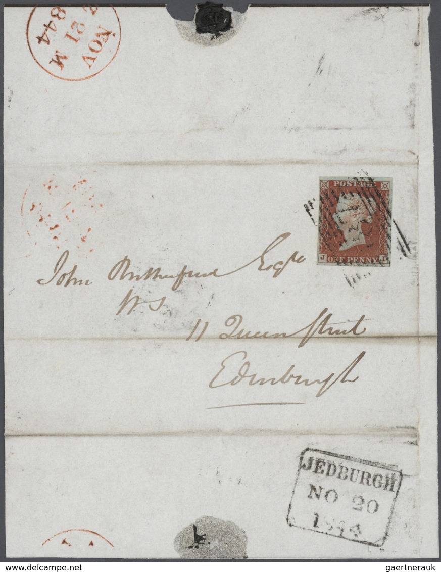 Großbritannien: 1840's SCOTLAND: Collection Of 48 Letters Used Within Scotland And Franked By Penny - Sonstige & Ohne Zuordnung