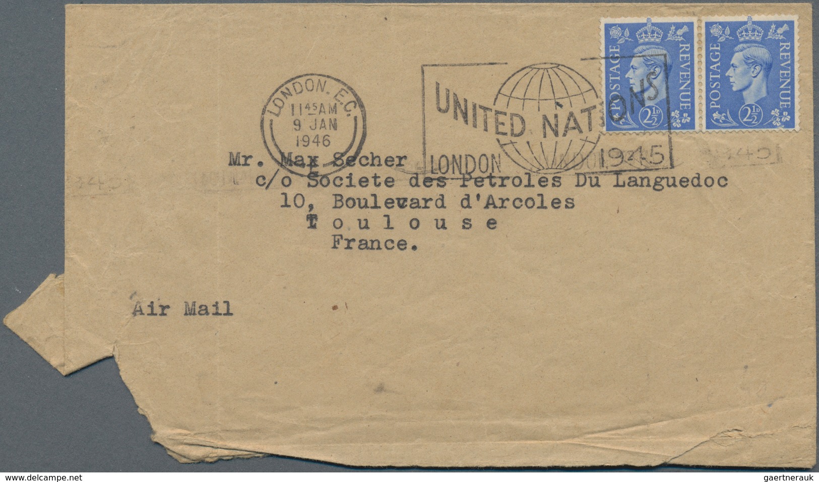 Großbritannien: 1910/1950 (ca.), Mainly KGVI, Lot Of Apprx. 350 Covers/cards, Incl. Stationeries, Ca - Sonstige & Ohne Zuordnung