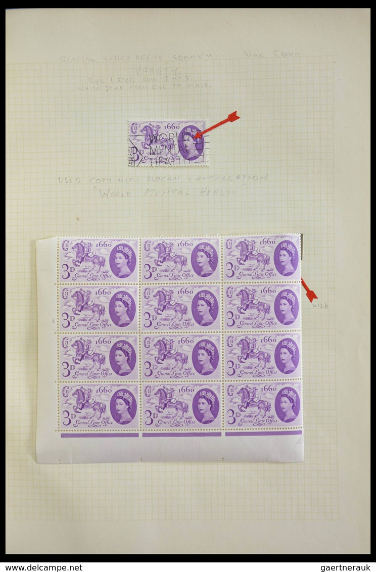 Großbritannien: 1927-1973: Incredible collection of over 450(!) mainly different mint/mint never hin