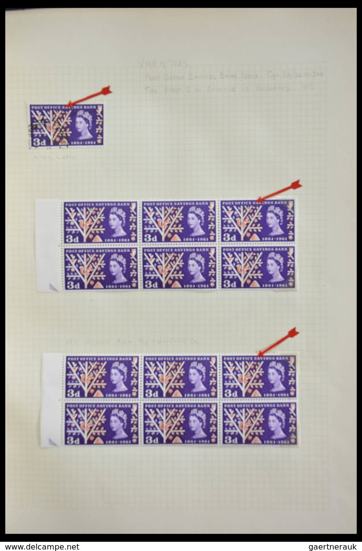 Großbritannien: 1927-1973: Incredible collection of over 450(!) mainly different mint/mint never hin