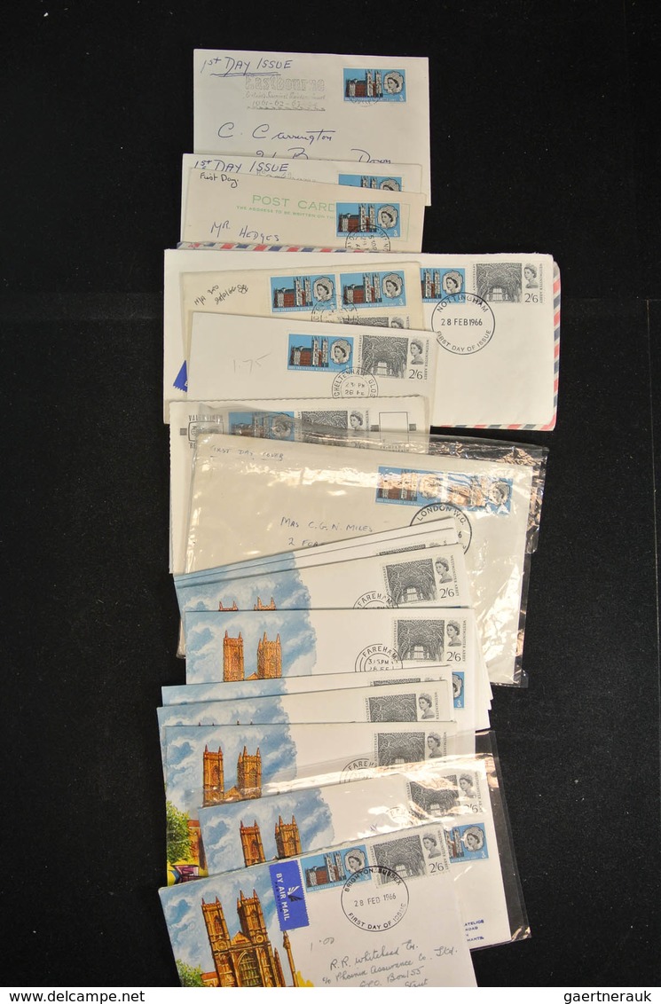 Großbritannien: 1946-1992: Massive Stock Of Thousands Of First Day Covers,(more Than 3000!) Incl. Di - Sonstige & Ohne Zuordnung