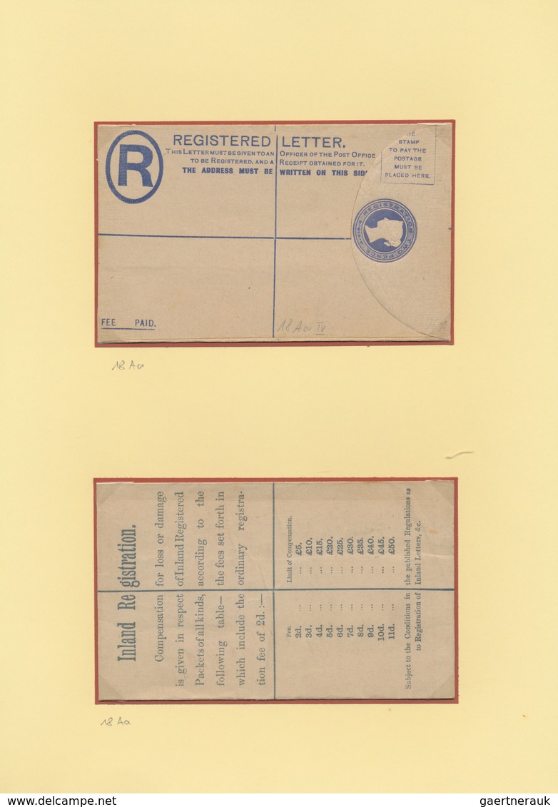 Großbritannien - Ganzsachen: 1878/1982, REGISTERED ENVELOPES, Deeply Specialised And Comprehensive C - Sonstige & Ohne Zuordnung